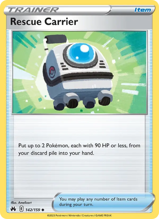 Rescue Carrier 142 Crown Zenith Pokesingles