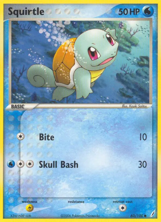 Squirtle 63 Crystal Guardians Pokesingles