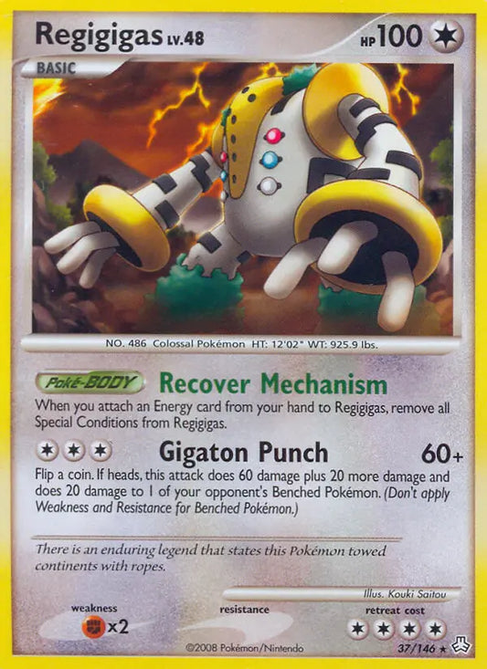 Regigigas 37 Legends Awakened Pokesingles