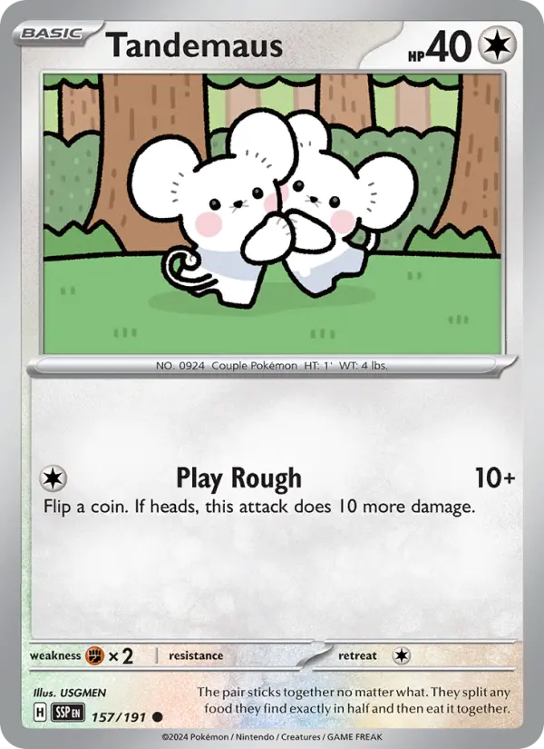 Tandemaus 157 Surging Sparks Pokesingles