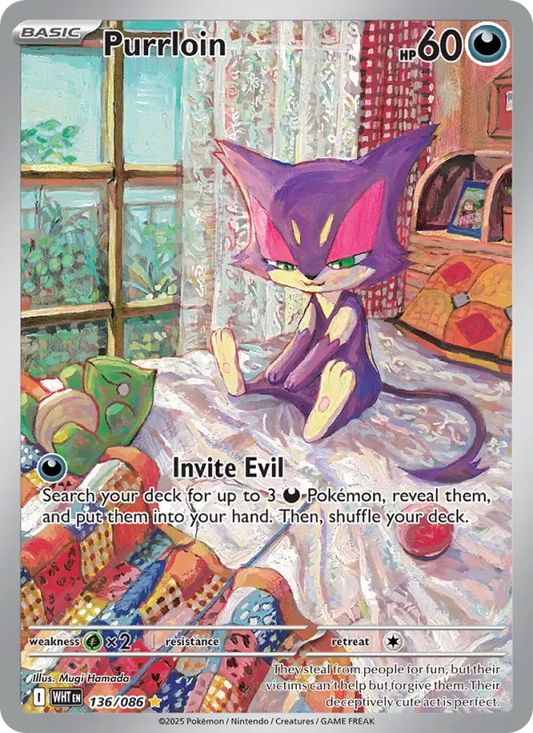 Purrloin 136 White Flare Pokesingles