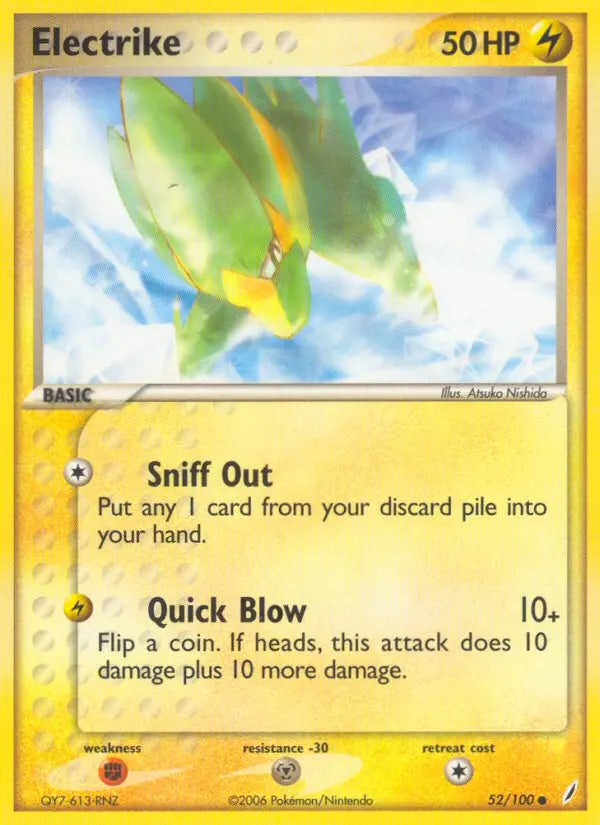 Electrike 52 Crystal Guardians Pokesingles