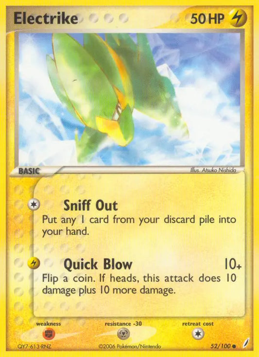 Electrike 52 Crystal Guardians Pokesingles