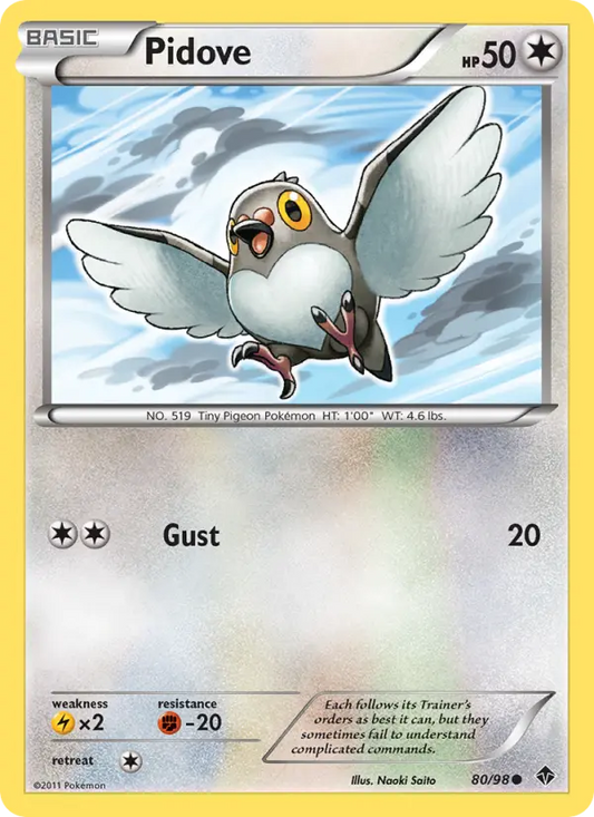 Pidove 80 Emerging Powers Pokesingles