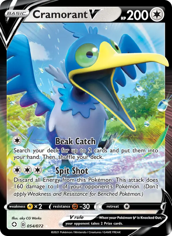 Cramorant V 54 Shining Fates Pokesingles