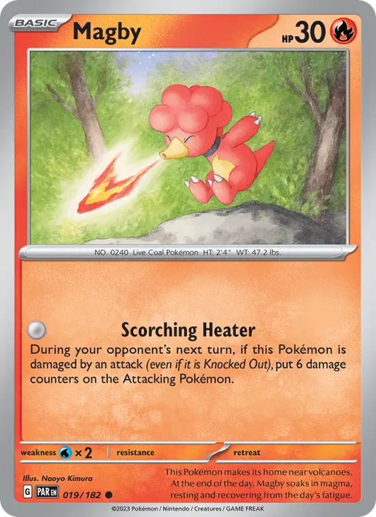 Magby 19 Paradox Rift Pokesingles