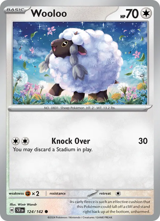 Wooloo 124 Stellar Crown Pokesingles