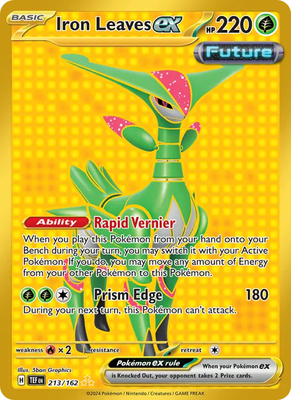 Iron Leaves ex 213 Temporal Forces Pokesingles