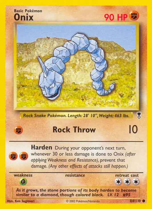 Onix 84 Legendary Collection Pokesingles