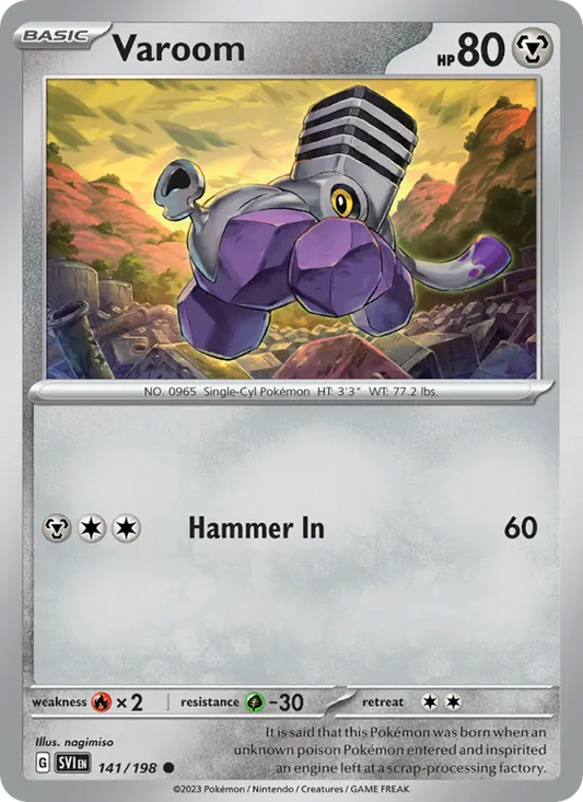 Varoom 141 Scarlet & Violet Pokesingles