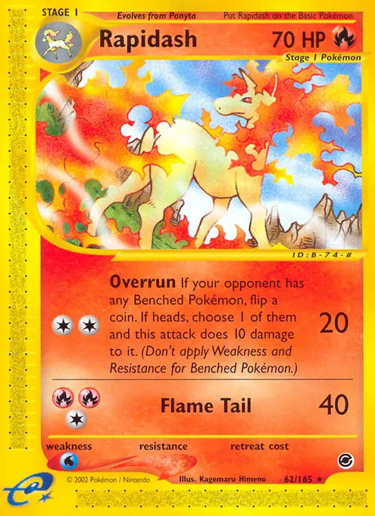 Rapidash 62 Expedition Base Set Pokesingles