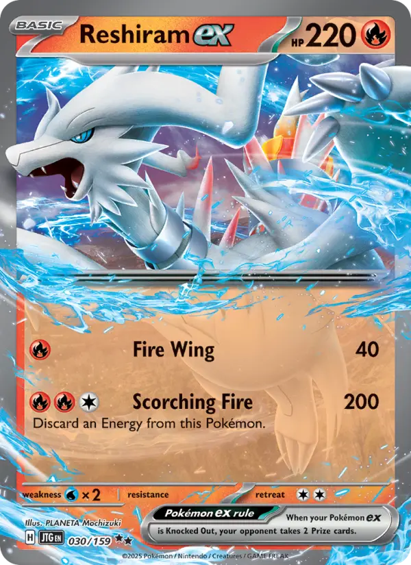 Reshiram ex 30 Journey Together Pokesingles