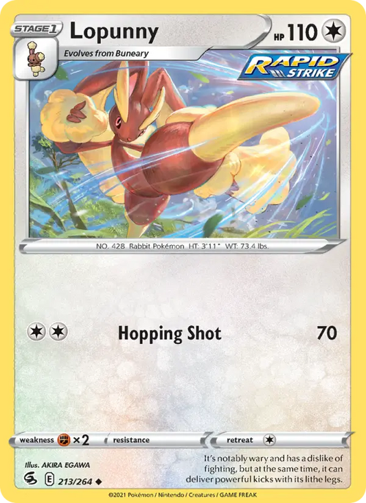 Lopunny 213 Fusion Strike Pokesingles