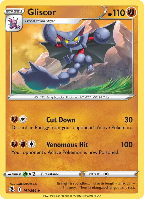 Gliscor 141 Fusion Strike Pokesingles