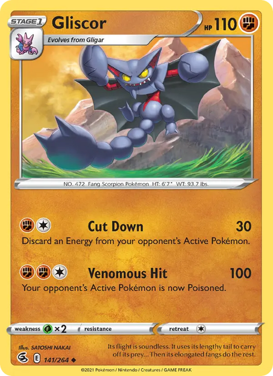 Gliscor 141 Fusion Strike Pokesingles