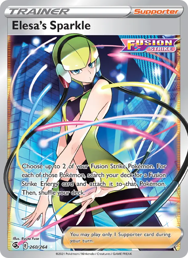 Elesa's Sparkle 260 Fusion Strike Pokesingles