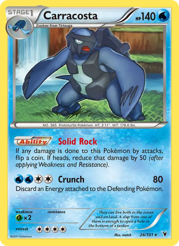 Carracosta 26 Noble Victories Pokesingles