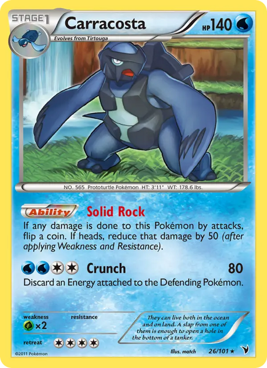 Carracosta 26 Noble Victories Pokesingles