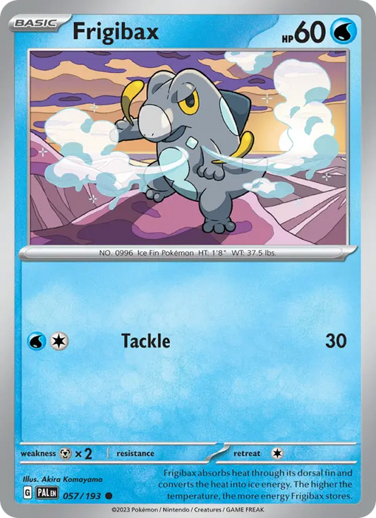 Frigibax 57 Paldea Evolved Pokesingles