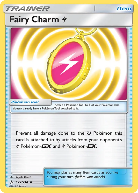 Fairy Charm Lightning 172 Unbroken Bonds Pokesingles