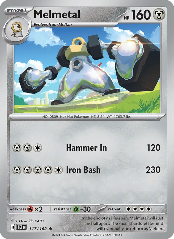 Melmetal 117 Temporal Forces Pokesingles