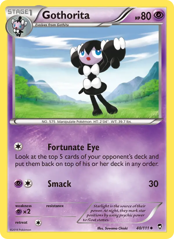 Gothorita 40 Furious Fists Pokesingles