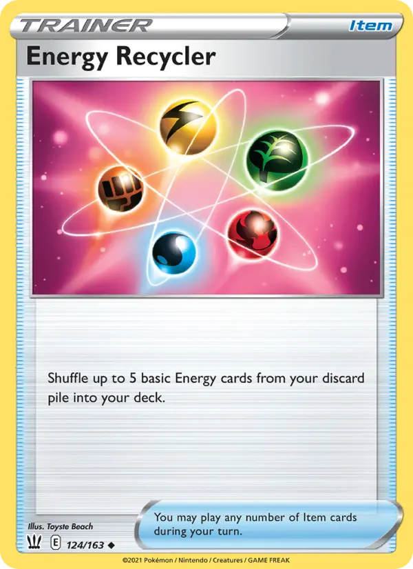 Energy Recycler 124 Battle Styles Pokesingles