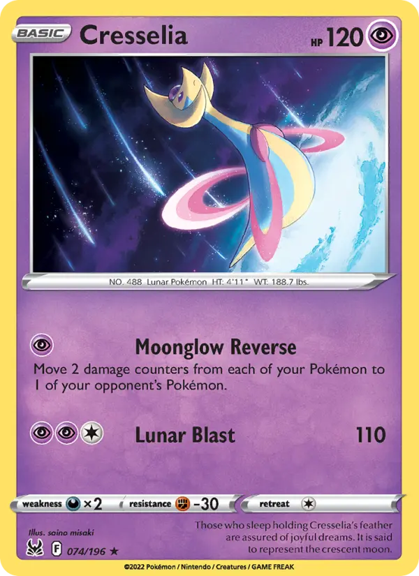 Cresselia 74 Lost Origin Pokesingles