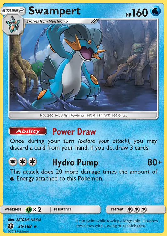 Swampert 35 Celestial Storm Pokesingles