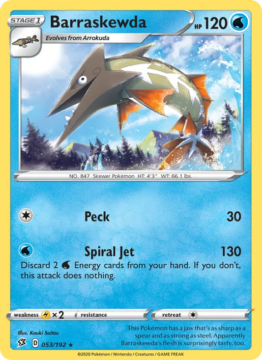 Barraskewda 53 Rebel Clash Pokesingles
