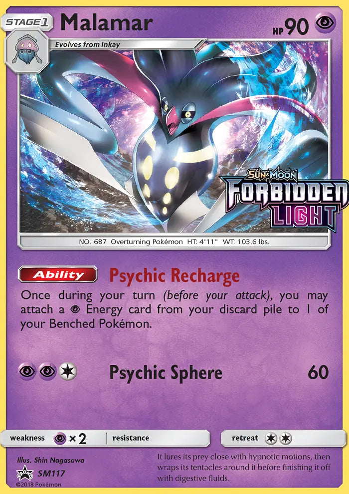 Malamar SM117 SM Black Star Promos Pokesingles