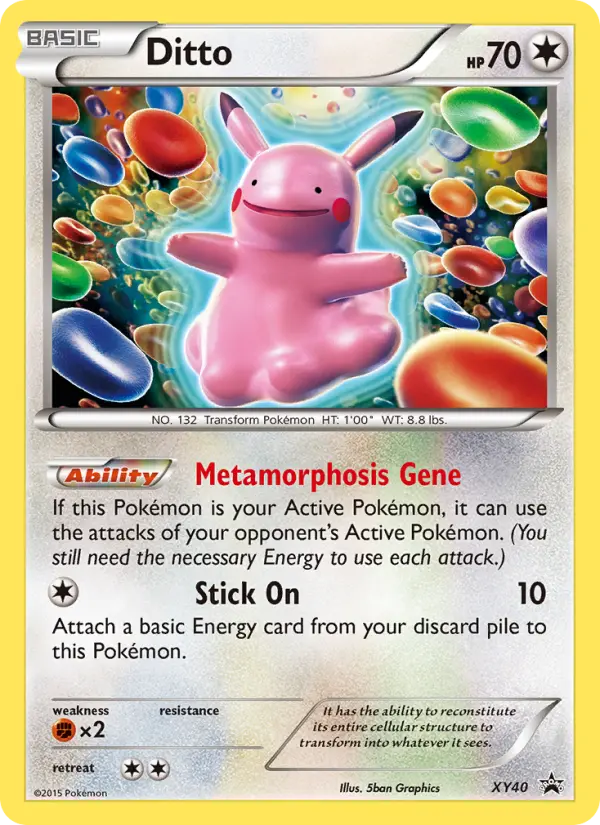 Ditto XY40 XY Black Star Promos Pokesingles