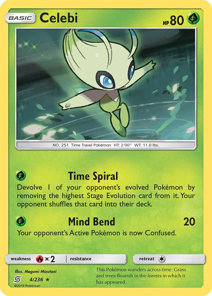 Celebi 4 Unified Minds Pokesingles