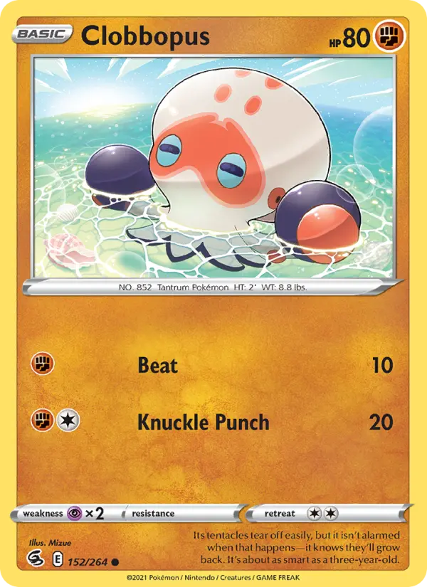 Clobbopus 152 Fusion Strike Pokesingles