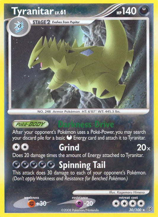 Tyranitar 30 Stormfront Pokesingles