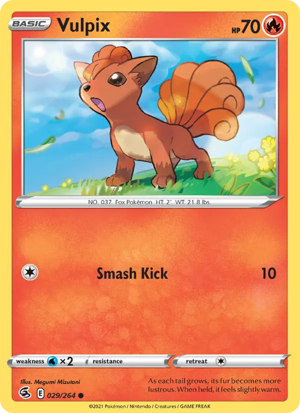 Vulpix 29 Fusion Strike Pokesingles