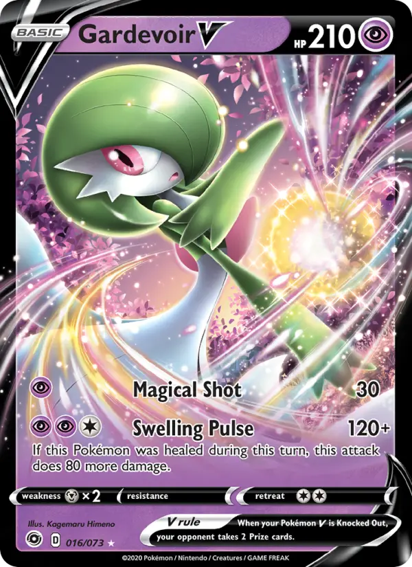 Gardevoir V 16 Champion's Path Pokesingles