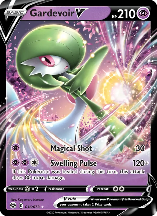 Gardevoir V 16 Champion's Path Pokesingles