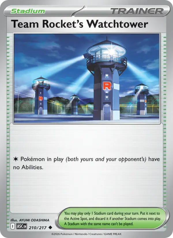 Team Rocket's Watchtower 210 Ascended Heroes Pokesingles