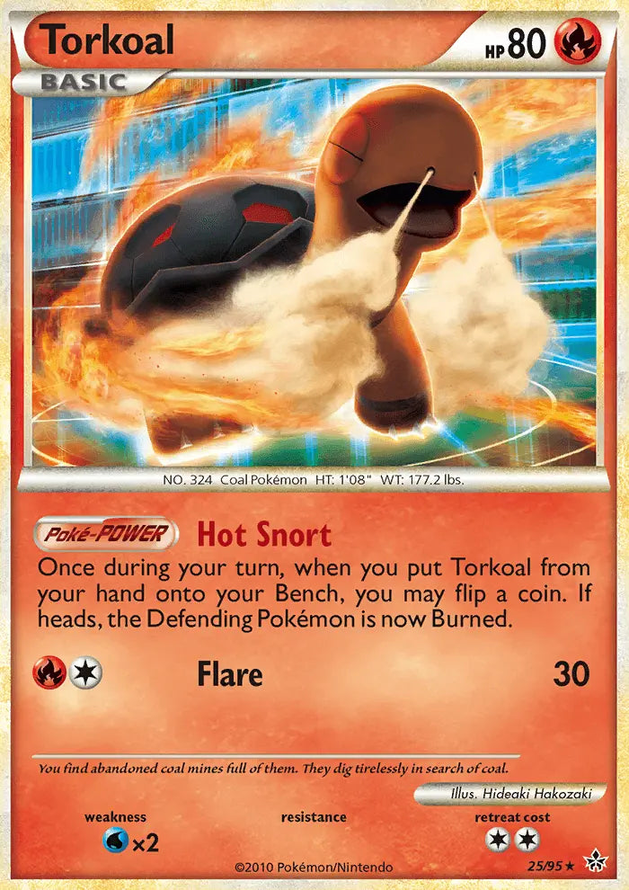 Torkoal 25 Unleashed Pokesingles