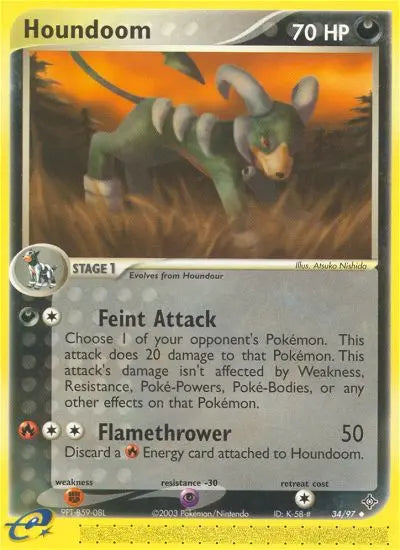 Houndoom 34 Dragon Pokesingles
