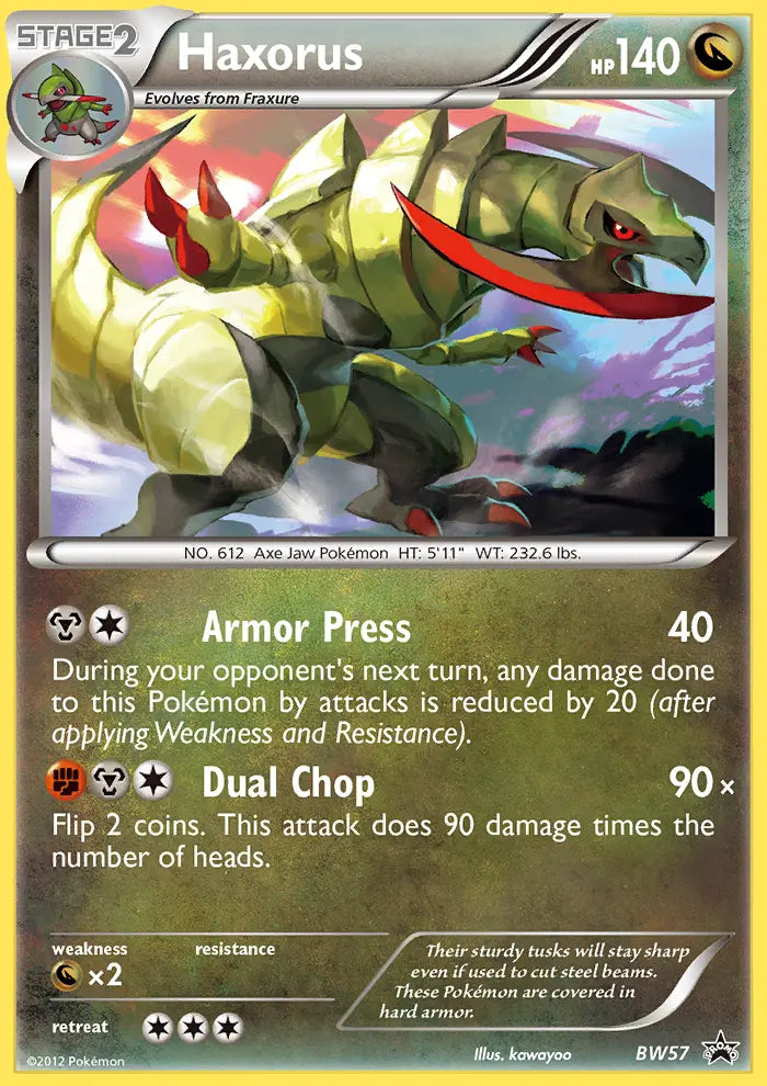 Haxorus BW57 BW Black Star Promos Pokesingles