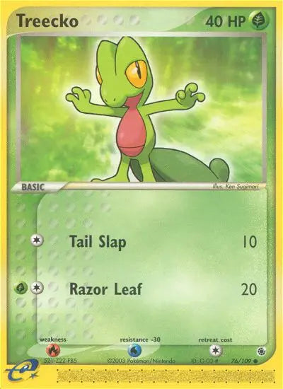 Treecko 76 Ruby & Sapphire Pokesingles