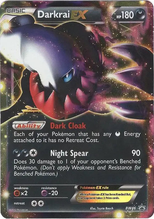 Darkrai-EX BW46 BW Black Star Promos Pokesingles
