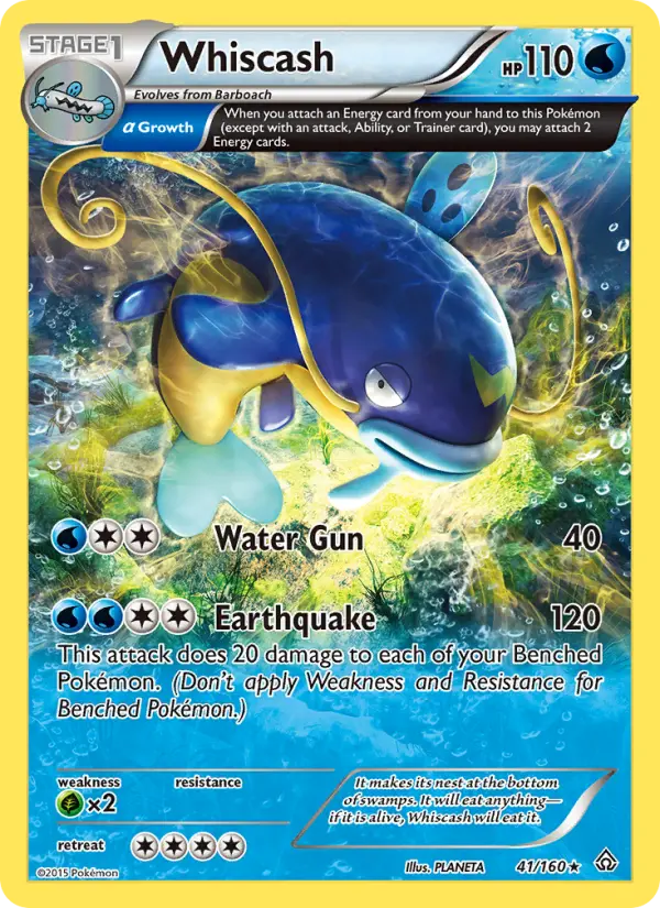 Whiscash 41 Primal Clash Pokesingles