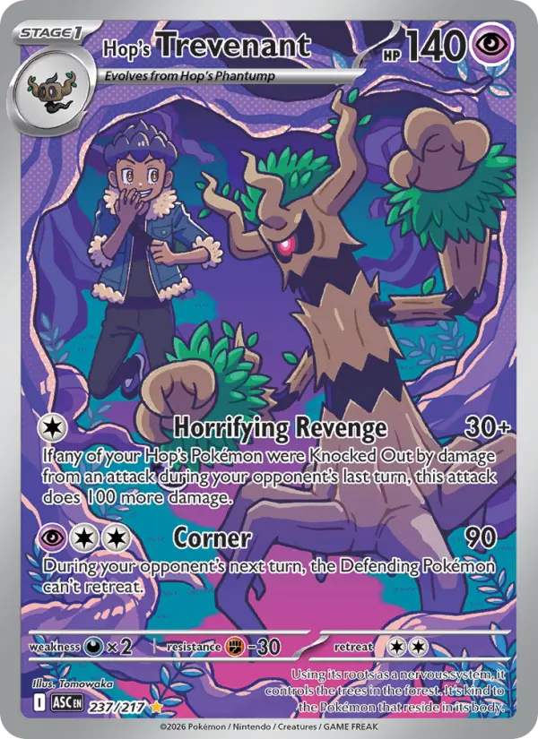 Hop's Trevenant 237 Ascended Heroes Pokesingles