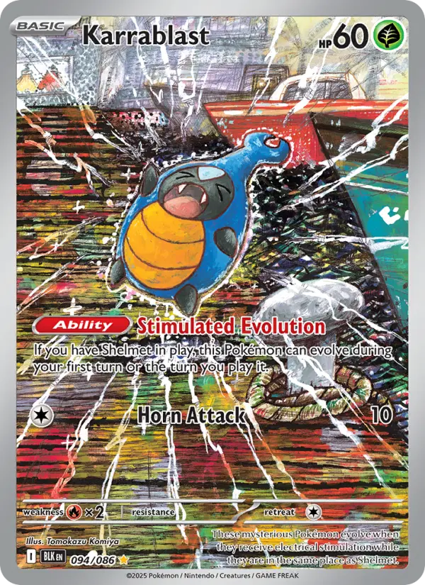 Karrablast 94 Black Bolt Pokesingles