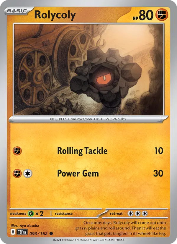 Rolycoly 93 Temporal Forces Pokesingles