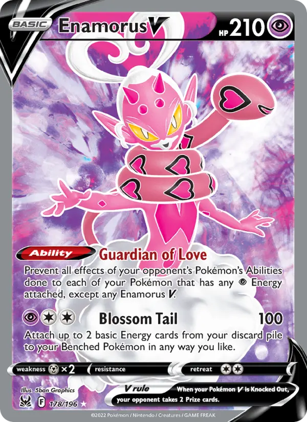 Enamorus V 178 Lost Origin Pokesingles