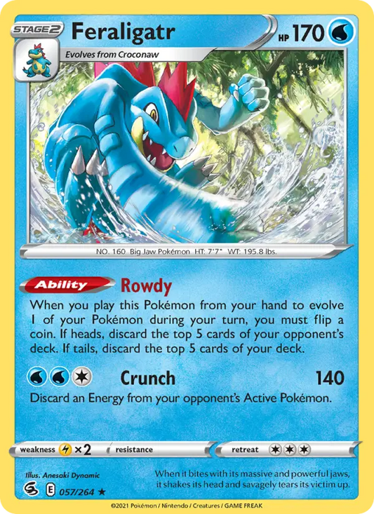 Feraligatr 57 Fusion Strike Pokesingles